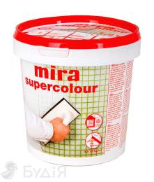 Затирка Мира supercolour №120 светло-серая (1,2 кг)