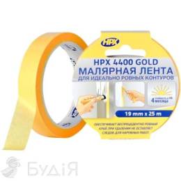 Стрічка малярська HPX 4400 19мм х 25 м FP1925 жовта