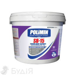 Штукатурка баранець силікон. Polimin (Полімін)  SВ-15 База А  (25кг)