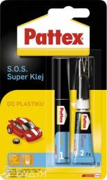 Супер клей Pattex для пластику, блистер (2г)