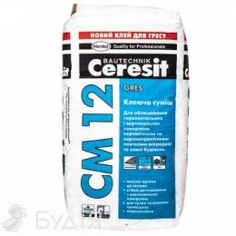 Клей для плитки Ceresit (Церезіт)  СМ 12 (25 кг)