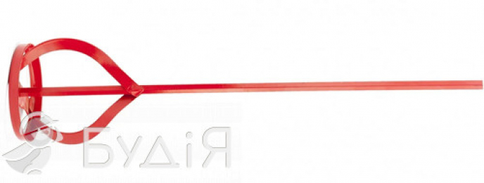 Міксер для фарби (червоний) 80х400мм (848749)