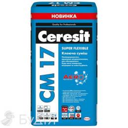 Клей для плитки  Ceresit (Церезит)  СМ 17 AERO C2TES1 (25 кг)